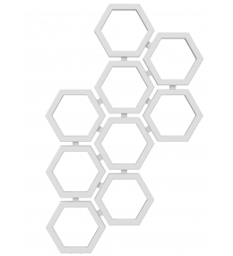Grzejnik dekoracyjny HEXA G2 wysokość 112 cm