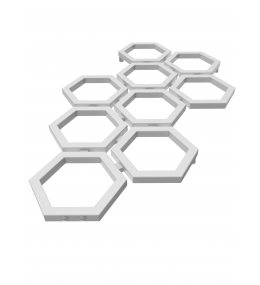 Grzejnik dekoracyjny HEXA G2 wysokość 112 cm