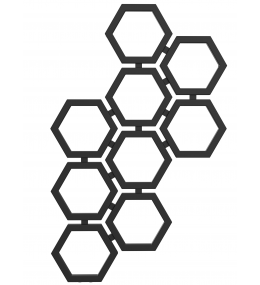 Grzejnik dekoracyjny HEXA G2 wysokość 112 cm