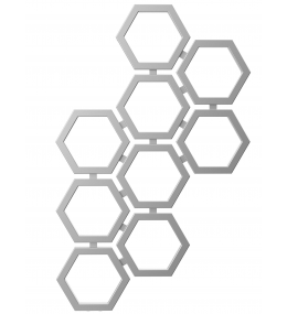 Grzejnik dekoracyjny HEXA G2 wysokość 112 cm