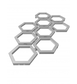 Grzejnik dekoracyjny HEXA G2 wysokość 112 cm