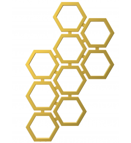 Grzejnik dekoracyjny HEXA G2 wysokość 112 cm