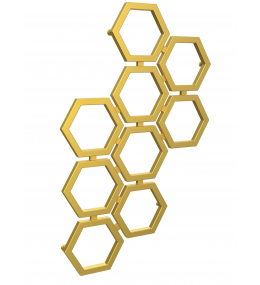 Grzejnik dekoracyjny HEXA G2 wysokość 112 cm