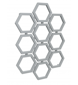 Grzejnik dekoracyjny HEXA H wysokość 126,3 cm