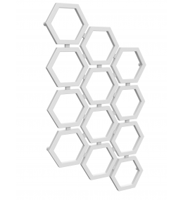 Grzejnik dekoracyjny HEXA I wysokość 140,5 cm