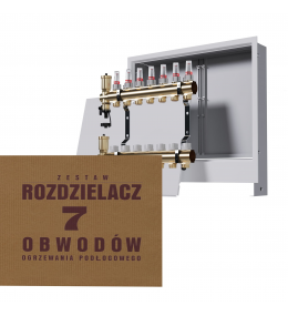 Zestaw skrzynka podtynkowa biała + rozdzielacz...