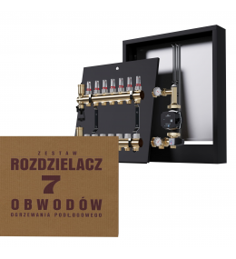 Rozdzielacz Mosiężny 7-obwodowy + Grupa Pompowa...