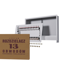Rozdzielacz nierdzewny 13-obwodowy + złączki...