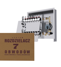 Rozdzielacz nierdzewny 7-obwodowy + Grupa...