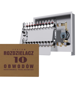 Rozdzielacz nierdzewny 10-obwodowy + Grupa...
