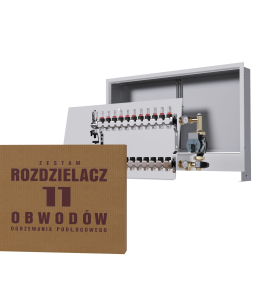 Rozdzielacz nierdzewny 11-obwodowy + Grupa...