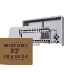 Rozdzielacz nierdzewny 17-obwodowy + Grupa...