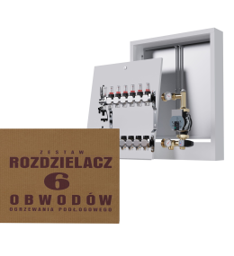 Rozdzielacz nierdzewny 5-obwodowy + Grupa...