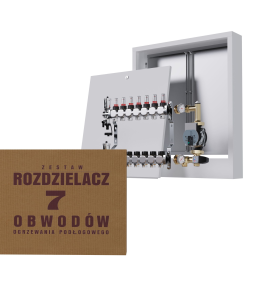 Rozdzielacz nierdzewny 7-obwodowy + Grupa...