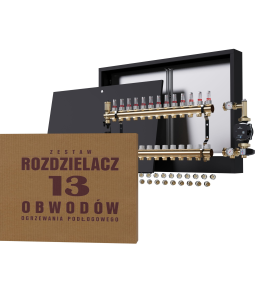 Rozdzielacz nierdzewny 13-obwodowy + Pompa...