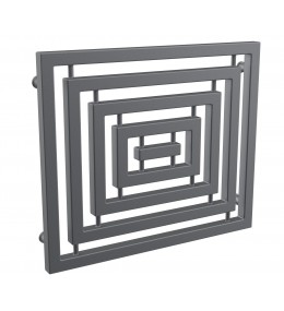 Grzejnik łazienkowy TOMSQUARE wysokość 510 mm