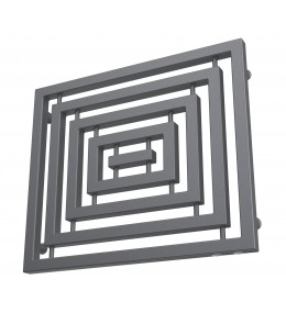 Grzejnik łazienkowy TOMSQUARE wysokość 510 mm