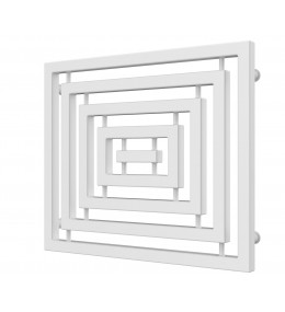 Grzejnik łazienkowy TOMSQUARE wysokość 510 mm