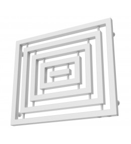 Grzejnik łazienkowy TOMSQUARE wysokość 510 mm
