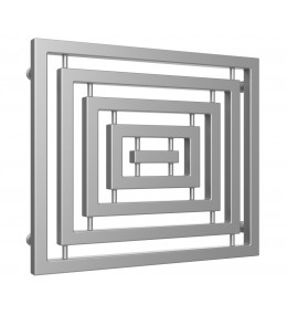 Grzejnik łazienkowy TOMSQUARE wysokość 510 mm