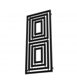 Grzejnik łazienkowy SQUARE szerokość 530 mm