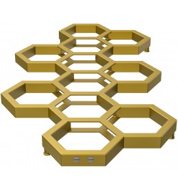 Grzejnik dekoracyjny HONEY szerokość 718 mm
