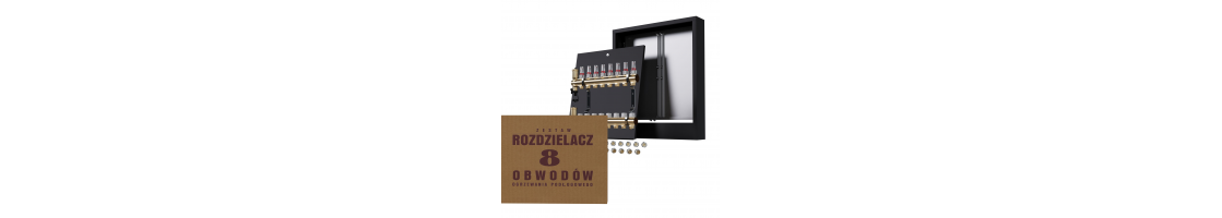 Rozdzielacz mosiężny + skrzynka natynkowa – szybki montaż i trwałość | RozdzielaczPlus