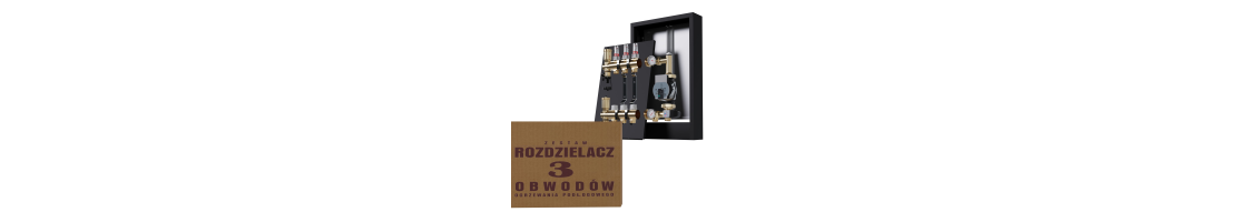 Rozdzielacz Nierdzewny + Grupa Pompowa + Skrzynka Natynkowa – Kompletny System | RozdzielaczPlus.pl
